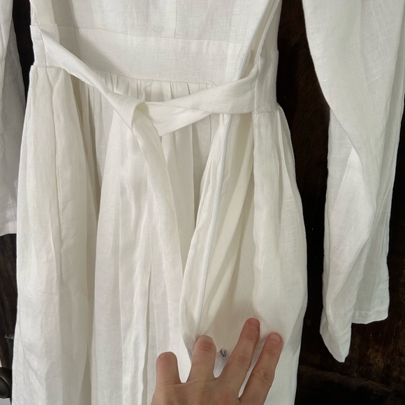 Handmade Linen Cottagecore Dress - Picture 6 of 12